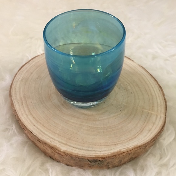 ❌SOLD❌ Blue Exotic glassybaby Handblown Votive - Picture 2 of 8